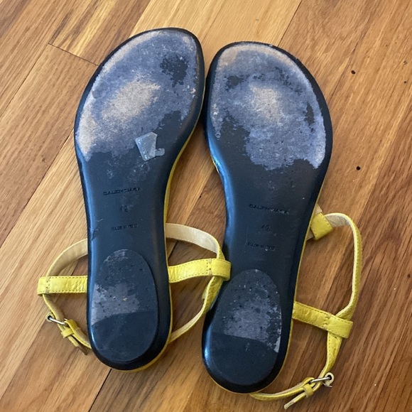 Balenciaga Women’s Yellow Sandals Size 42 - Picture 5 of 6